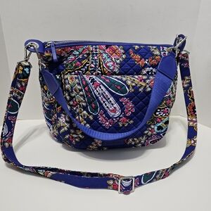 Vera Bradley Blue Floral Crossbody Bag